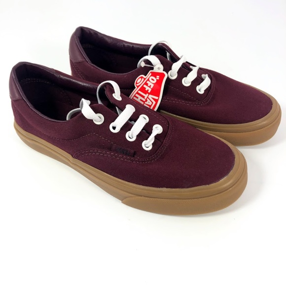 vans era 59 canvas gum plimsolls